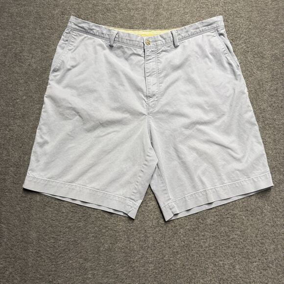 Tommy Bahama Chino Shorts Mens 37* Light Gray Tencel Cotton Walking Casual Golf - Picture 1 of 7